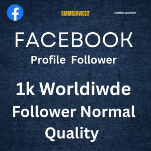 Facebook 1k Follower  - 𝗔𝗹𝗹 𝗧𝘆𝗽𝗲 𝗣𝗿𝗼𝗳𝗶𝗹𝗲/𝗣𝗮𝗴𝗲 ~ Global Name