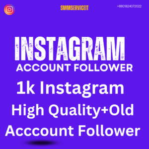 1k Instagram Follower Old Account ID