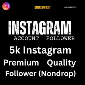 5k Instagram Premium Quality Follower
