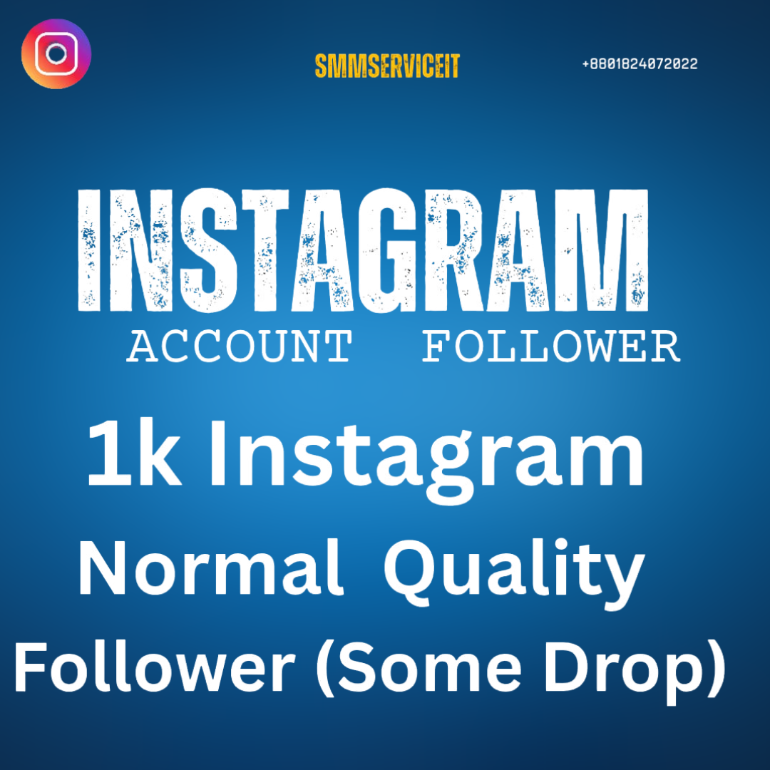 1k Instagram Account Follower Normal Quality