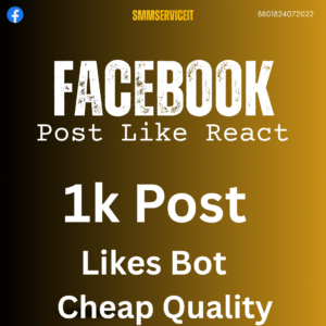 Facebook - 𝗣𝗼𝘀𝘁 Likes 👍❤️😮😥😡