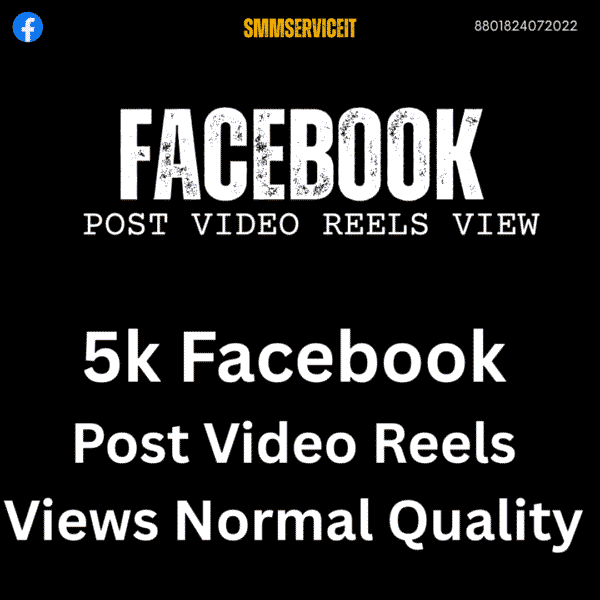 1k Facebook Post Video Reels Views