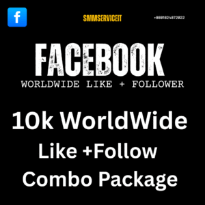 10k Facebook - Page Likes + Followers ~ HQ Quality Combo Package