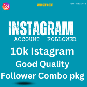10k Instagram Account Follower Good Quality