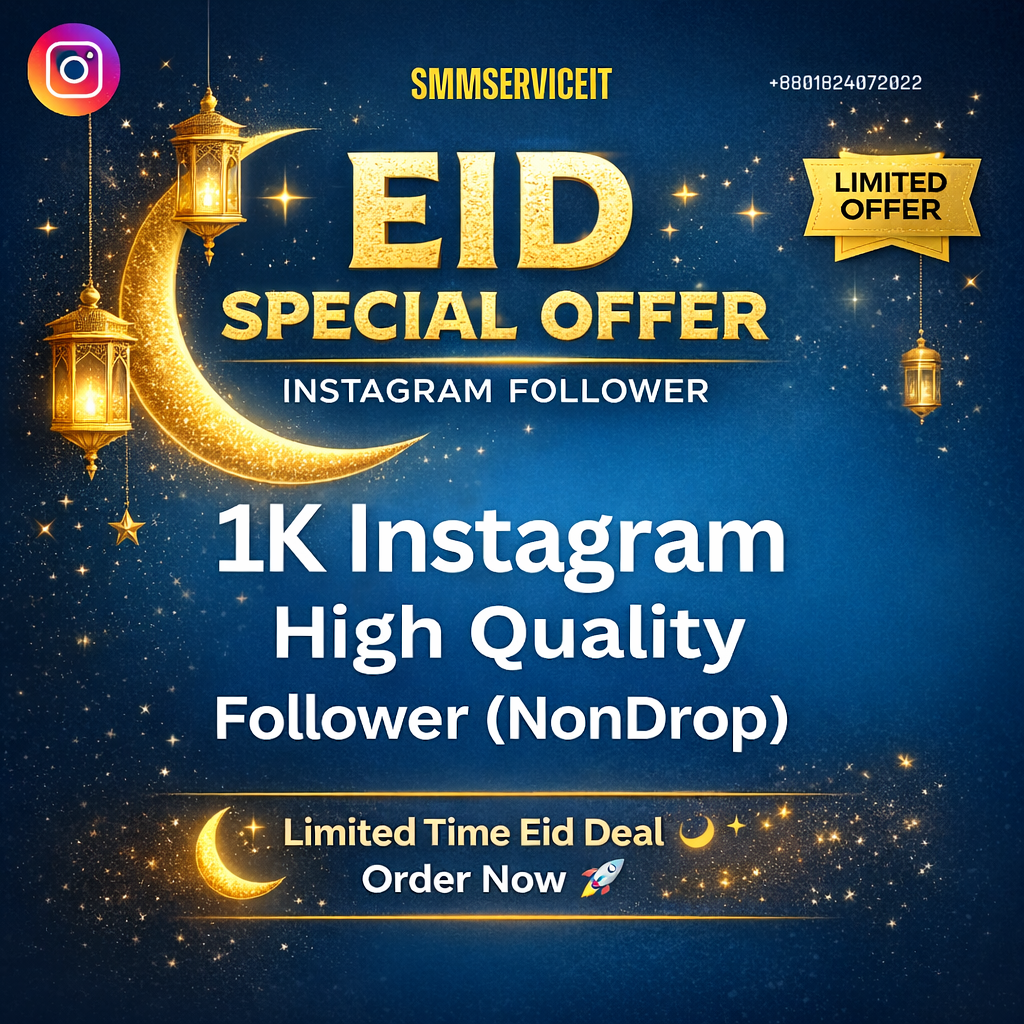 1k Intsagram Follower High Quality