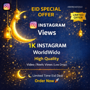 1k Instagram Post Reels/Video Views High Quality