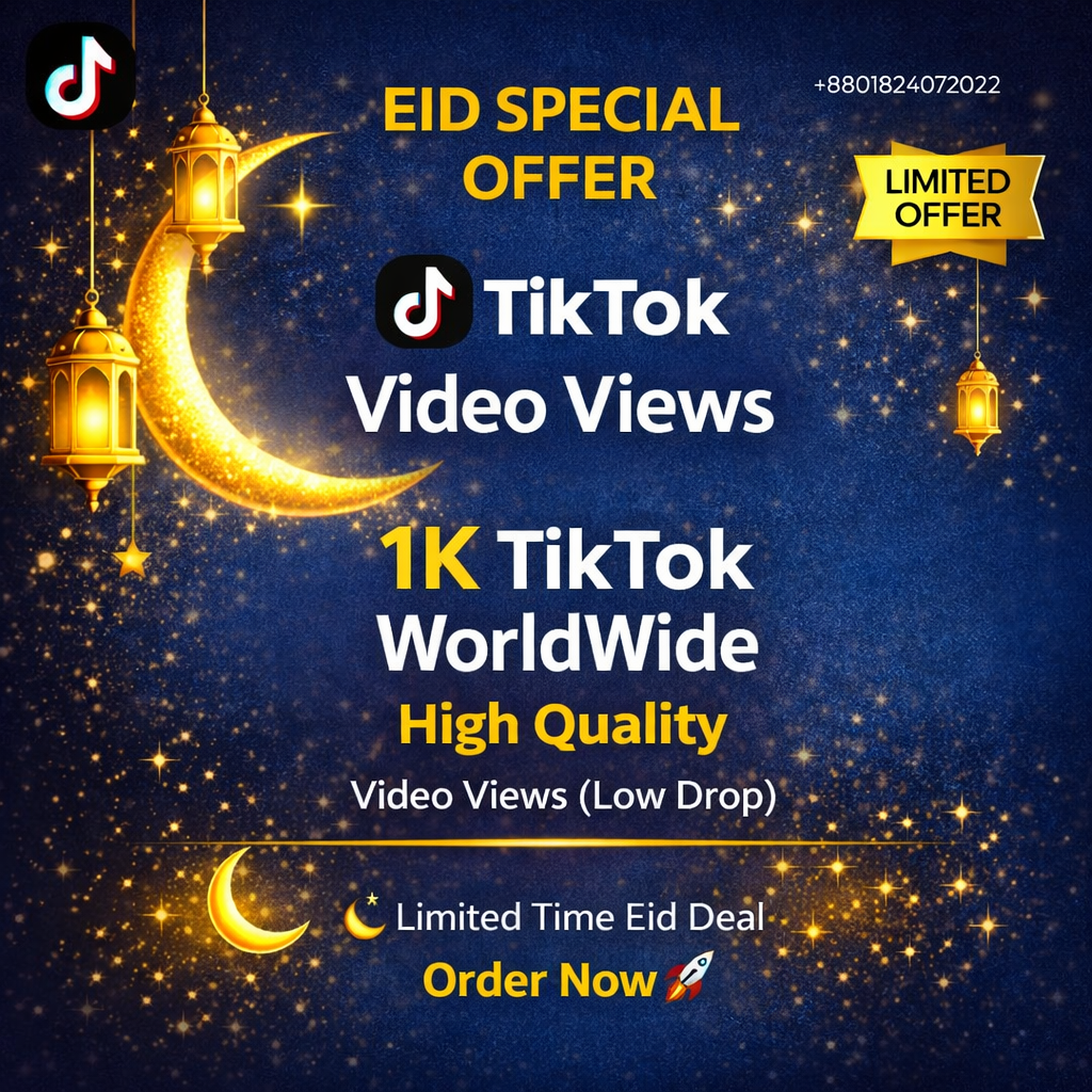 1k TikTok Video Views High Quality