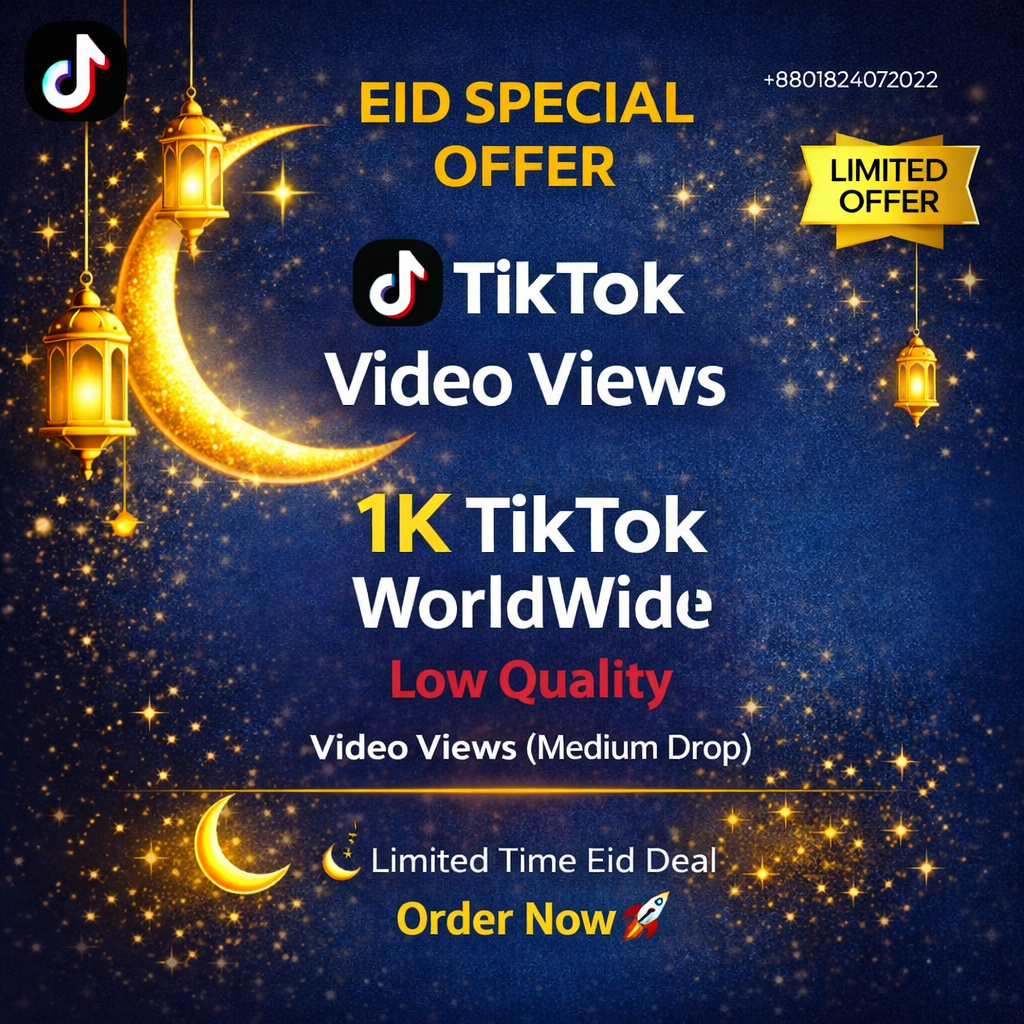 1k TikTok Video Views Low Quality